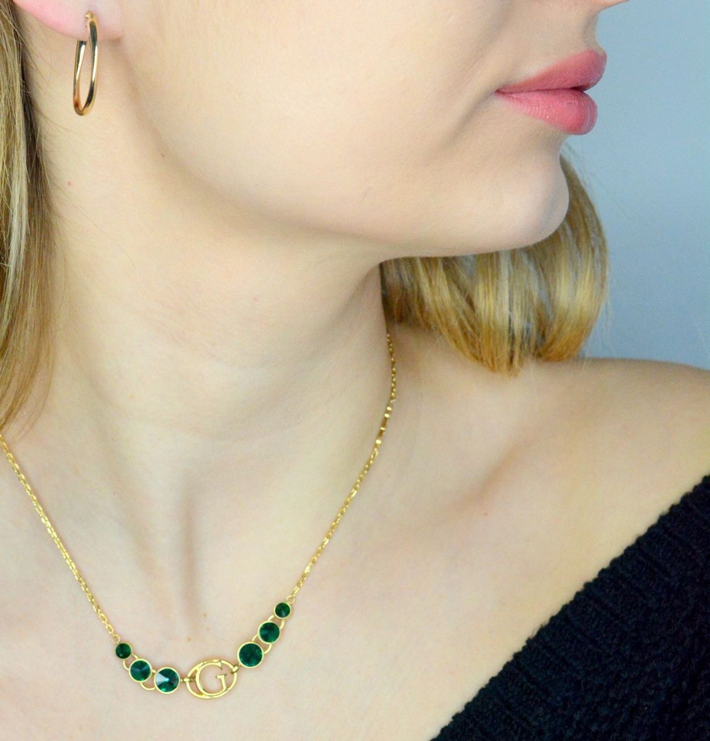 Złote kolczyki damskie 375 owalne gładkie KL 11227 375.jpg